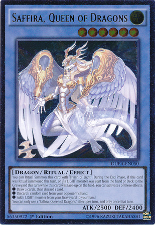 Saffira, Queen of Dragons (UTR) [DUEA-EN050] Ultimate Rare | Gamers Paradise