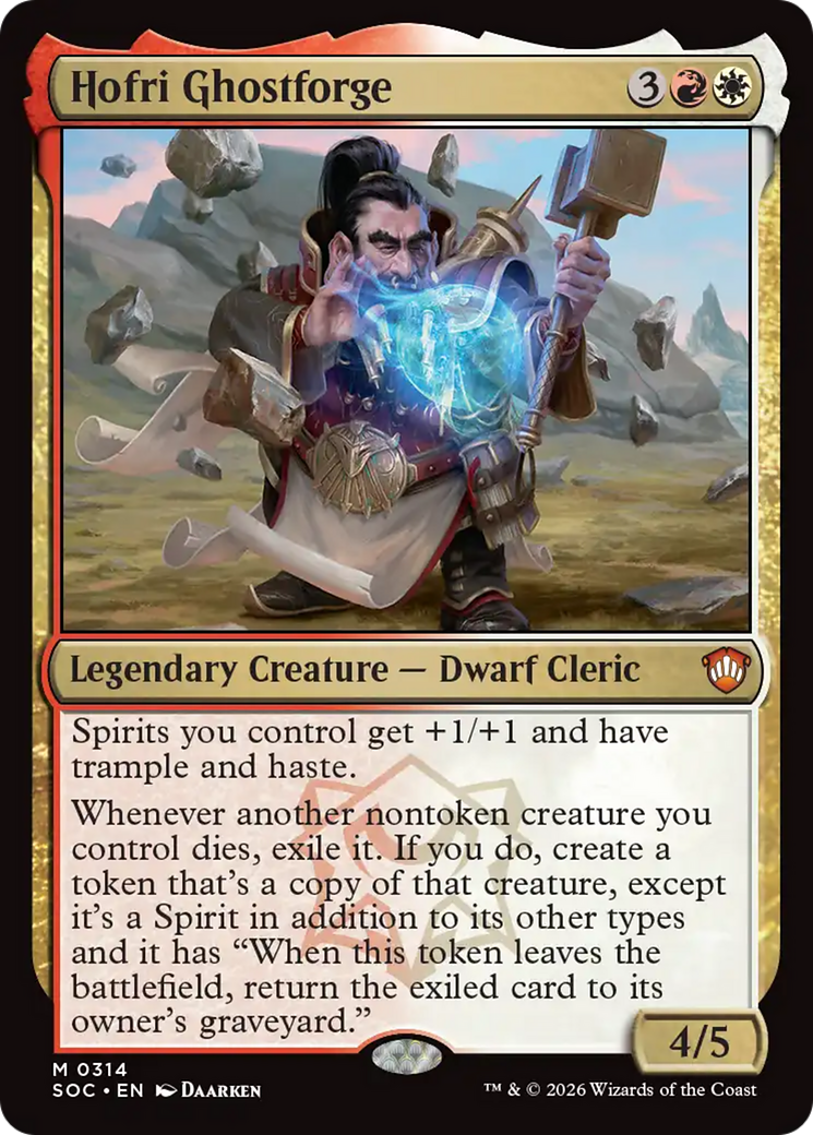Hofri Ghostforge [Secrets of Strixhaven Commander] | Gamers Paradise