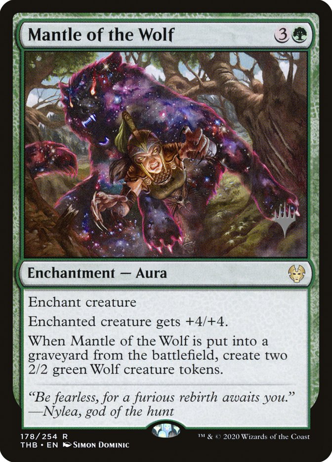 Mantle of the Wolf (Promo Pack) [Theros Beyond Death Promos] | Gamers Paradise