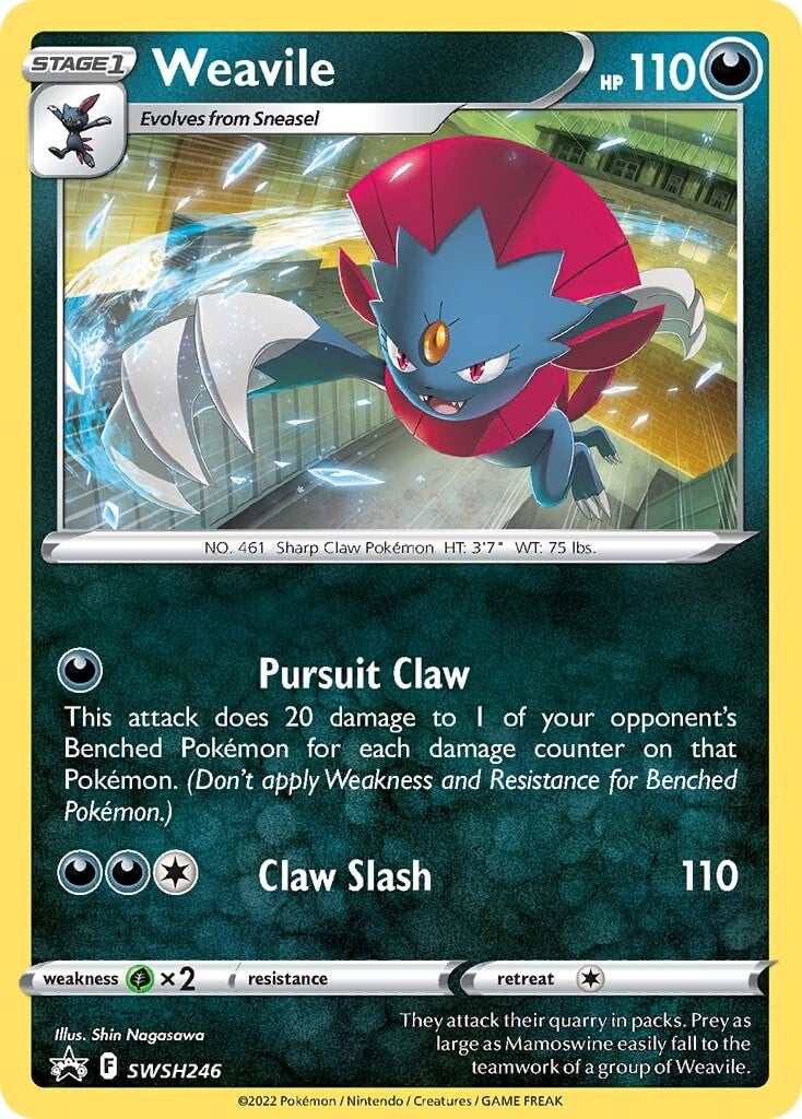 Weavile (SWSH246) [Sword & Shield: Black Star Promos] | Gamers Paradise