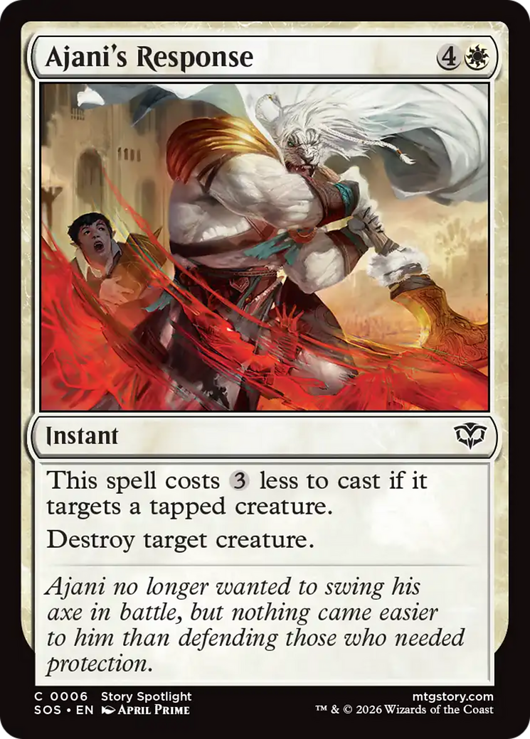 Ajani's Response [Secrets of Strixhaven] | Gamers Paradise