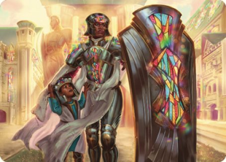 Guardian of New Benalia Art Card [Dominaria United Art Series] | Gamers Paradise