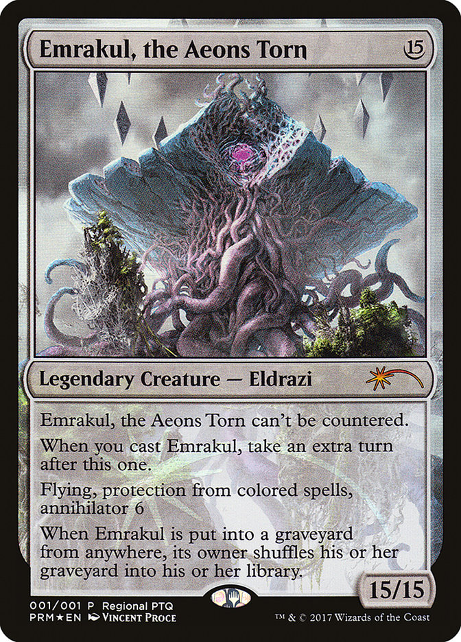 Emrakul, the Aeons Torn (Regional PTQ) [Pro Tour Promos] | Gamers Paradise