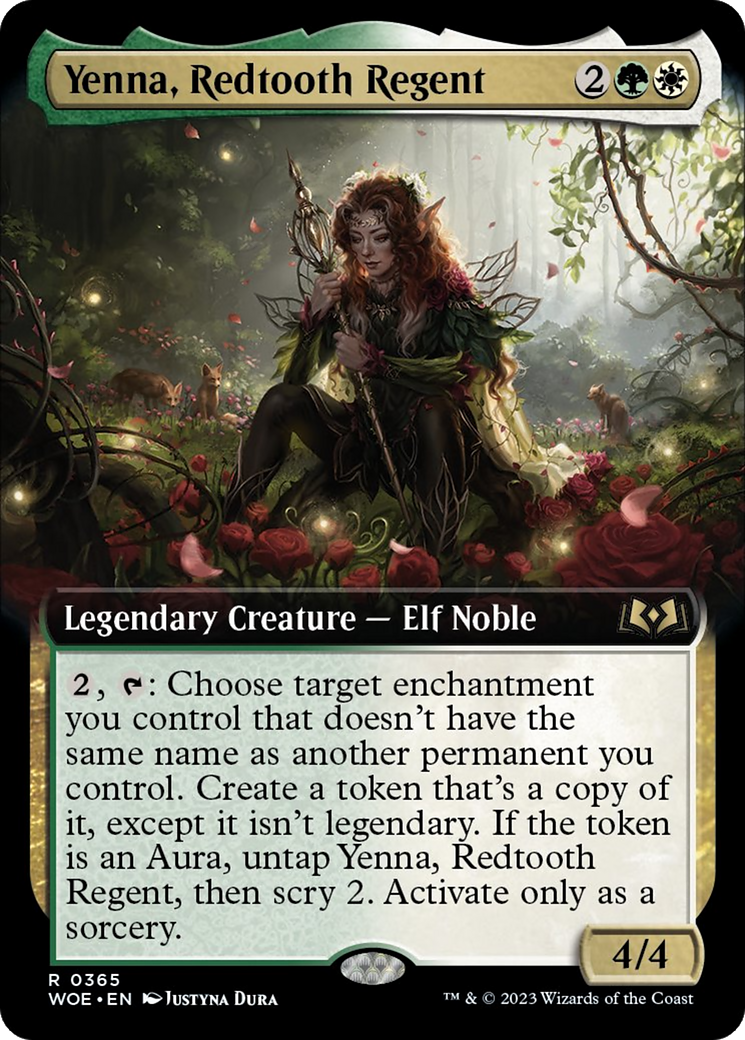 Yenna, Redtooth Regent (Extended Art) [Wilds of Eldraine] | Gamers Paradise