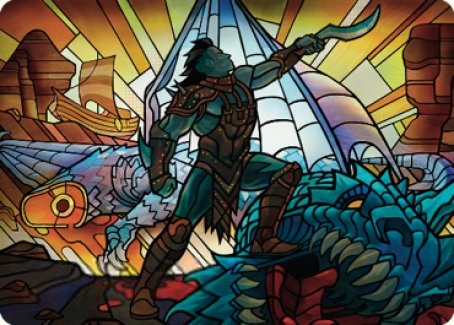Astor, Bearer of Blades Art Card [Dominaria United Art Series] | Gamers Paradise