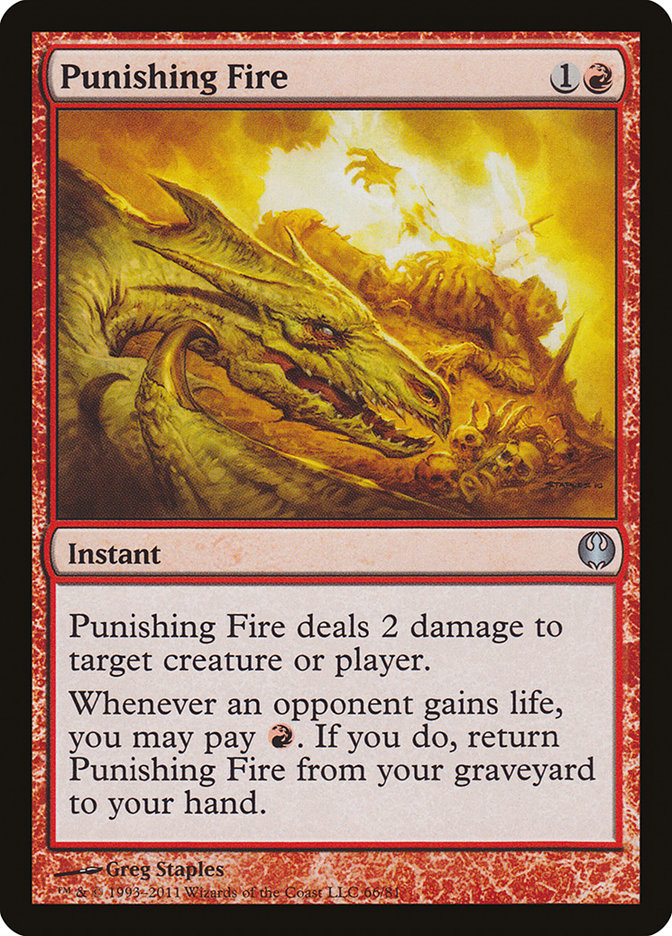 Punishing Fire [Duel Decks: Knights vs. Dragons] | Gamers Paradise