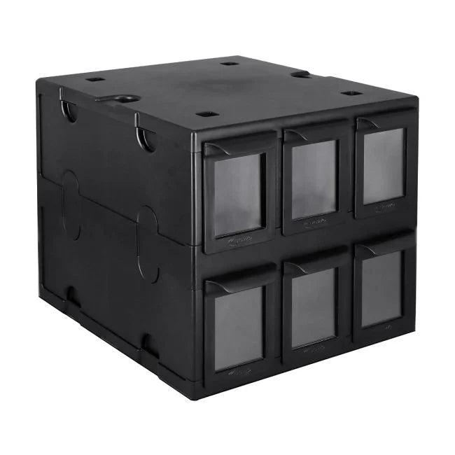 BCW 6 Drawer Card Catalog - Black | Gamers Paradise