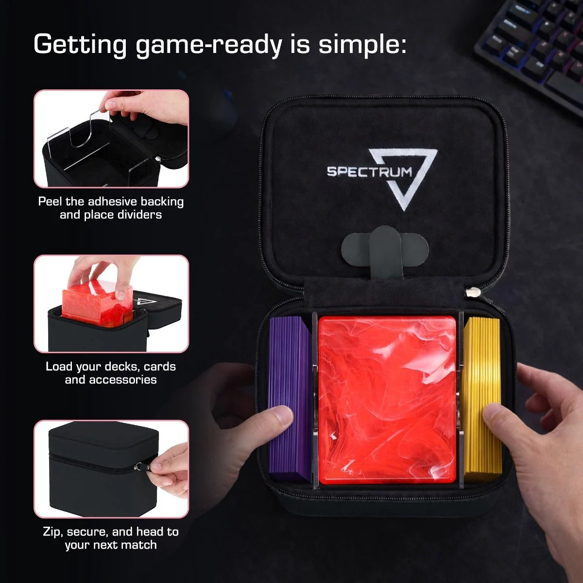 Prism Deck Case - Matrix - Black | Gamers Paradise