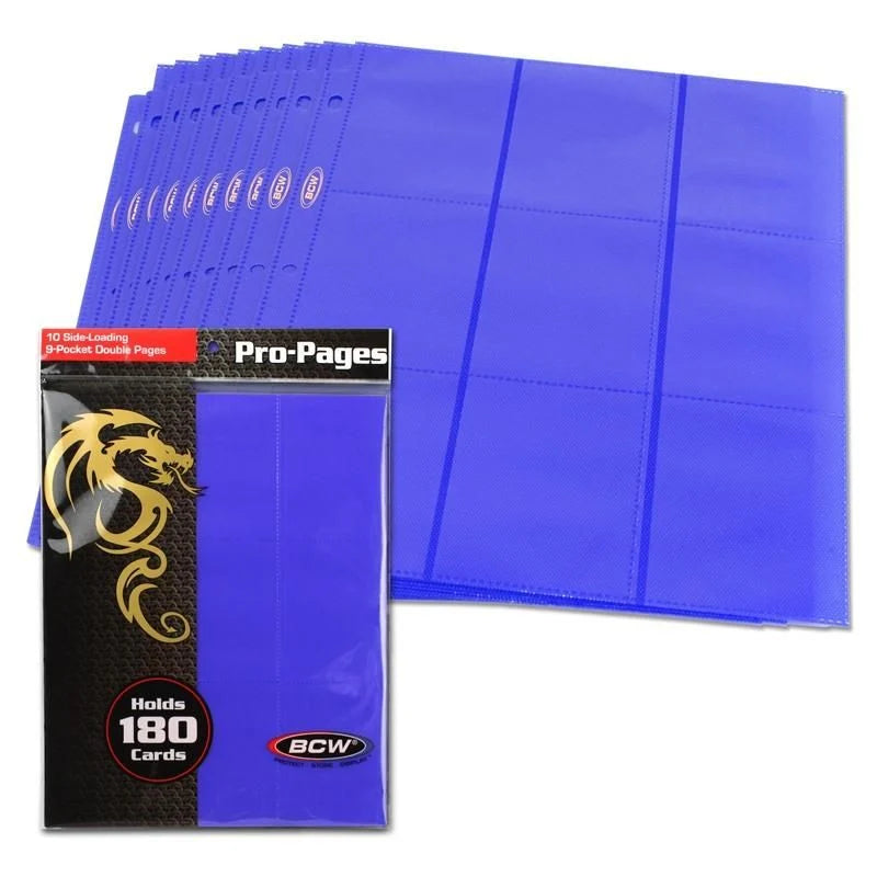 Side Loading 18-Pocket Pro Pages - Blue | Gamers Paradise