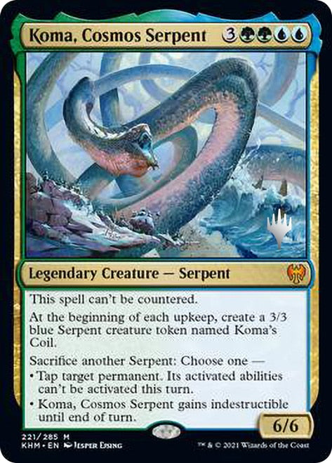 Koma, Cosmos Serpent (Promo Pack) [Kaldheim Promos] | Gamers Paradise