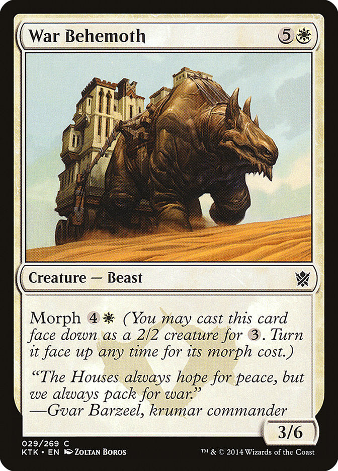 War Behemoth [Khans of Tarkir] | Gamers Paradise