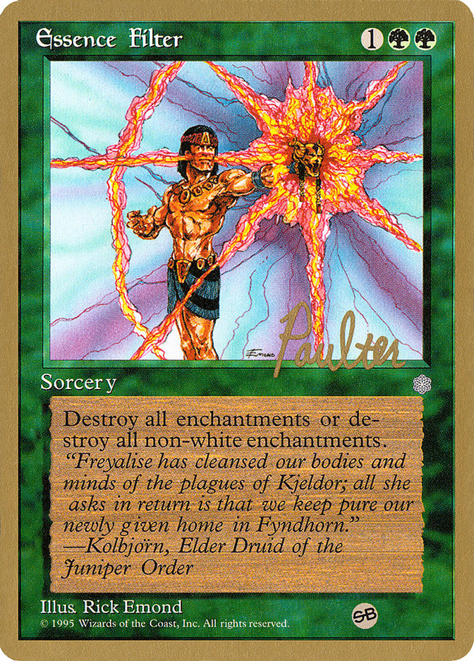Essence Filter (Preston Poulter) (SB) [Pro Tour Collector Set] | Gamers Paradise
