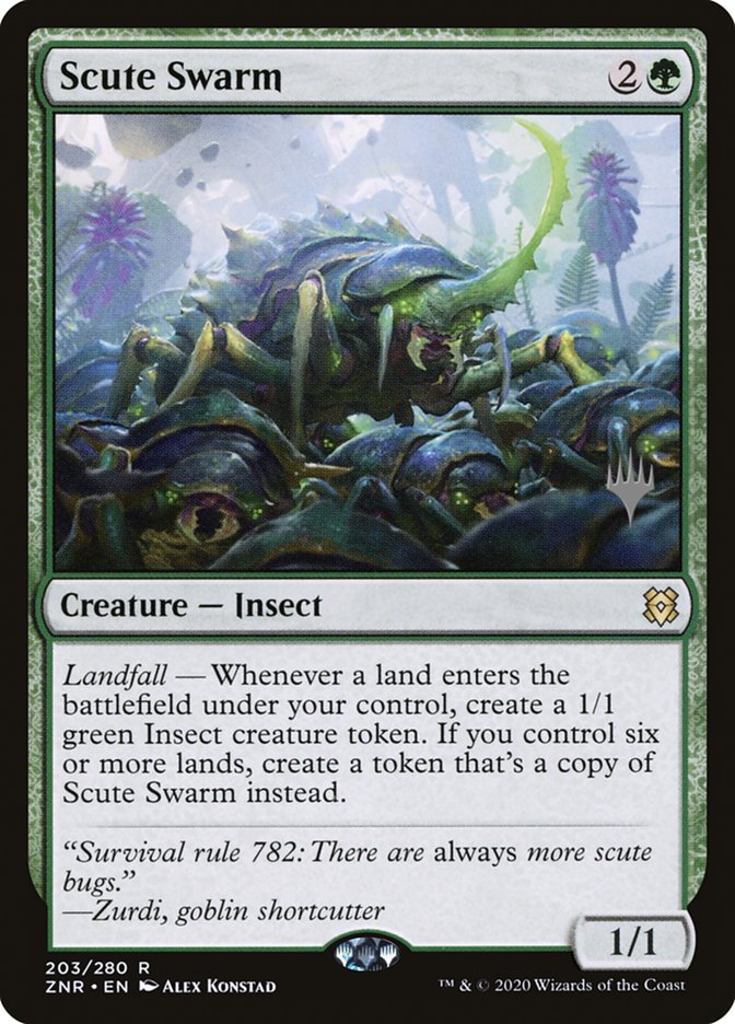 Scute Swarm (Promo Pack) [Zendikar Rising Promos] | Gamers Paradise