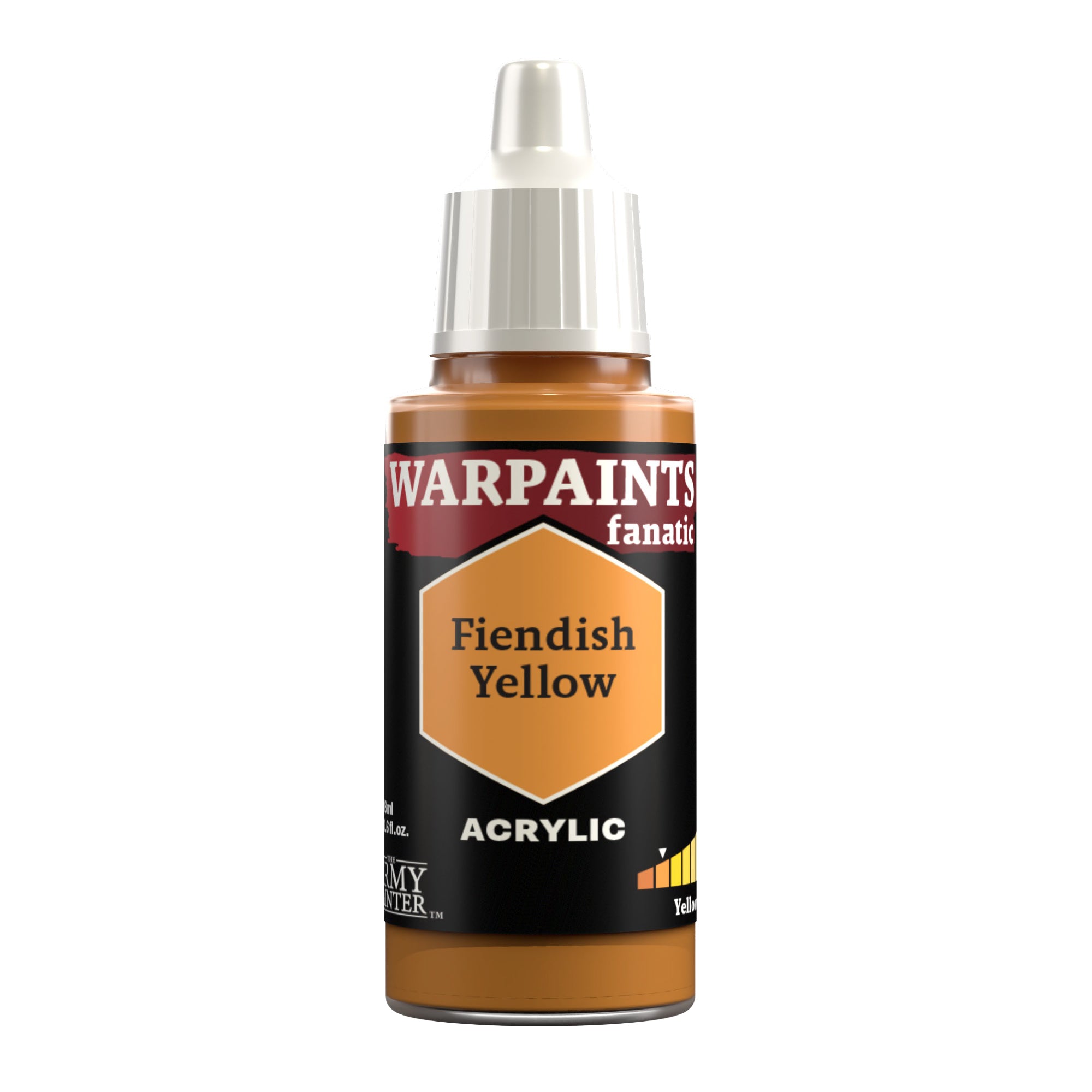 Warpaints Fanatic: Fiendish Yellow 18ml | Gamers Paradise