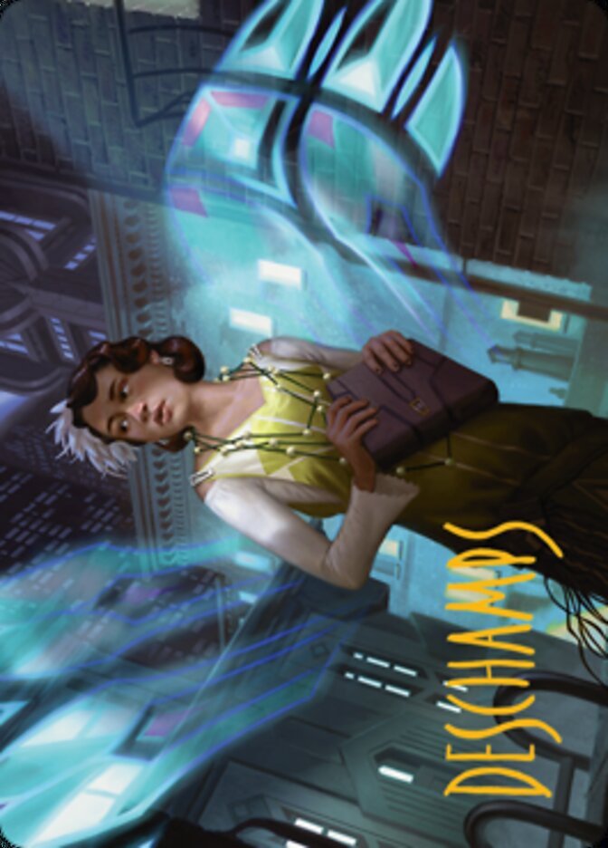 Giada, Font of Hope 1 Art Card (Gold-Stamped Signature) [Streets of New Capenna Art Series] | Gamers Paradise
