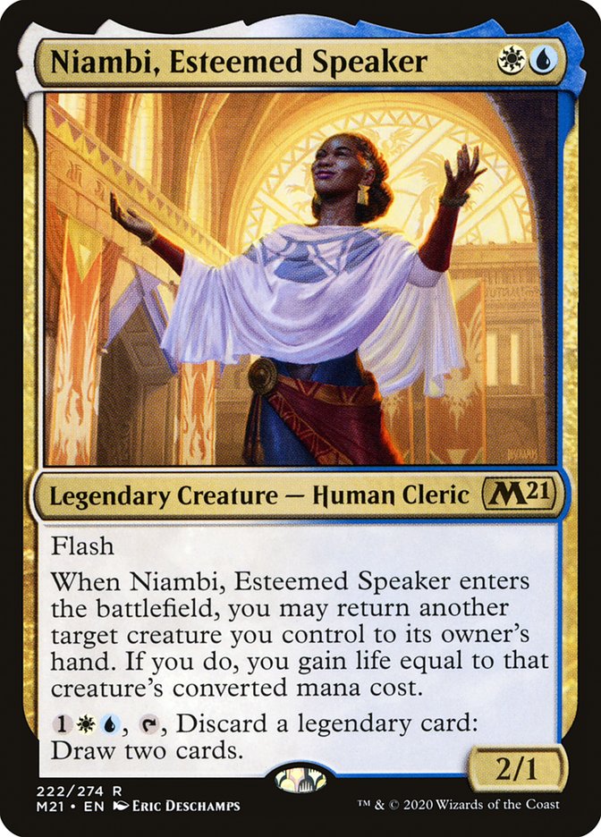 Niambi, Esteemed Speaker [Core Set 2021] | Gamers Paradise