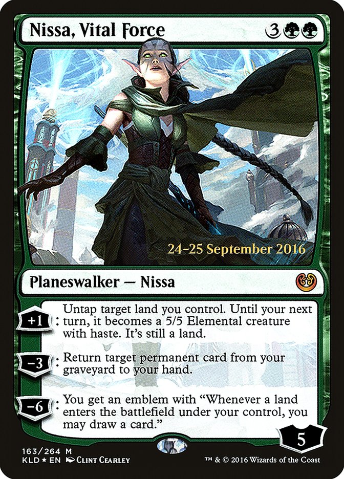 Nissa, Vital Force [Kaladesh Prerelease Promos] | Gamers Paradise