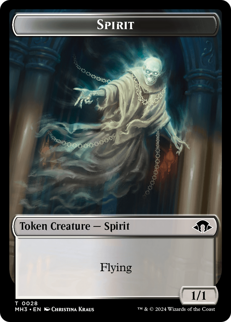 Phyrexian Germ // Spirit (0028) Double-Sided Token [Modern Horizons 3 Tokens] | Gamers Paradise