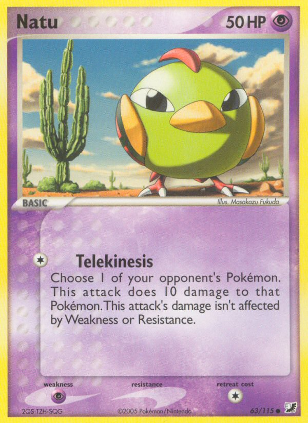 Natu (63/115) [EX: Unseen Forces] | Gamers Paradise