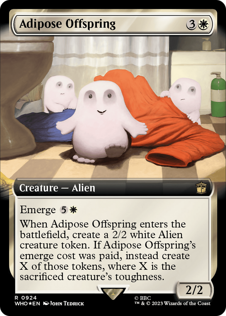 Adipose Offspring (Extended Art) (Surge Foil) [Doctor Who] | Gamers Paradise