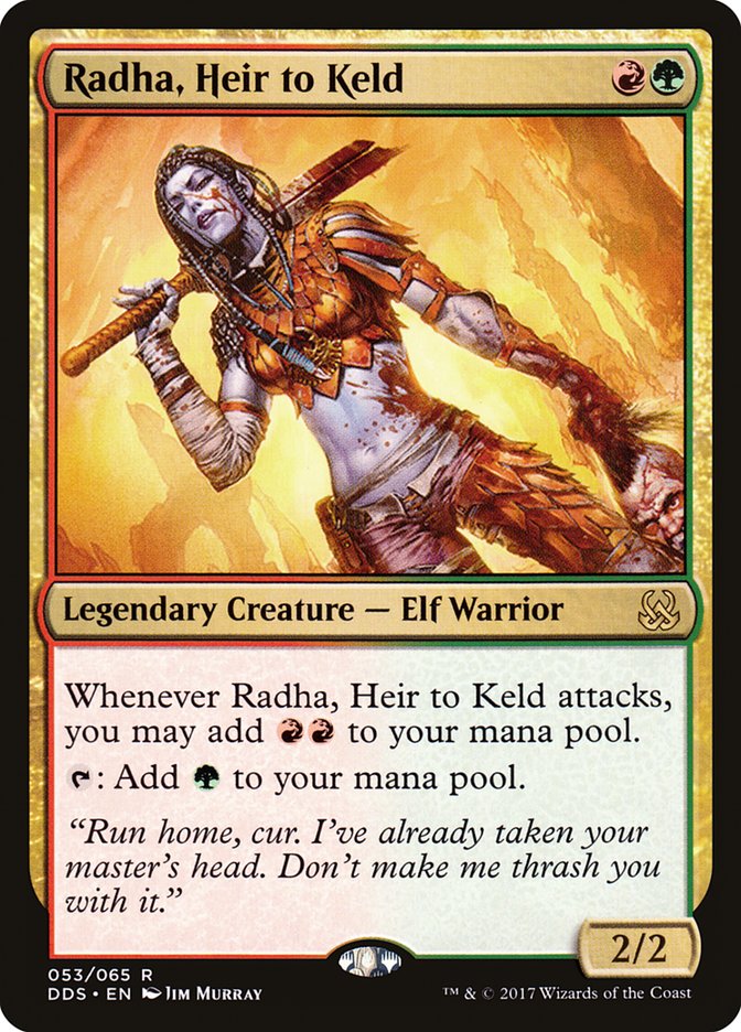 Radha, Heir to Keld [Duel Decks: Mind vs. Might] | Gamers Paradise