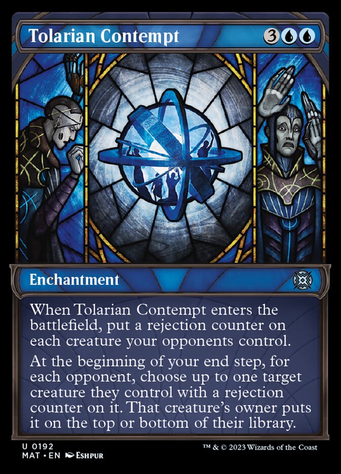 Tolarian Contempt (Showcase Halo Foil) [March of the Machine: The Aftermath] | Gamers Paradise