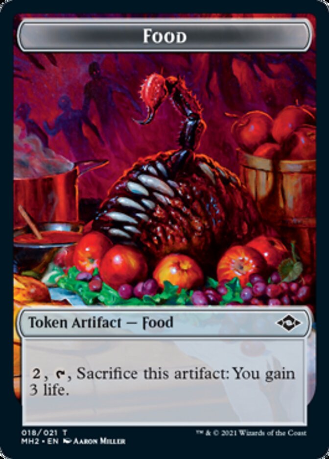 Crab // Food (18) Double-Sided Token [Modern Horizons 2 Tokens] | Gamers Paradise