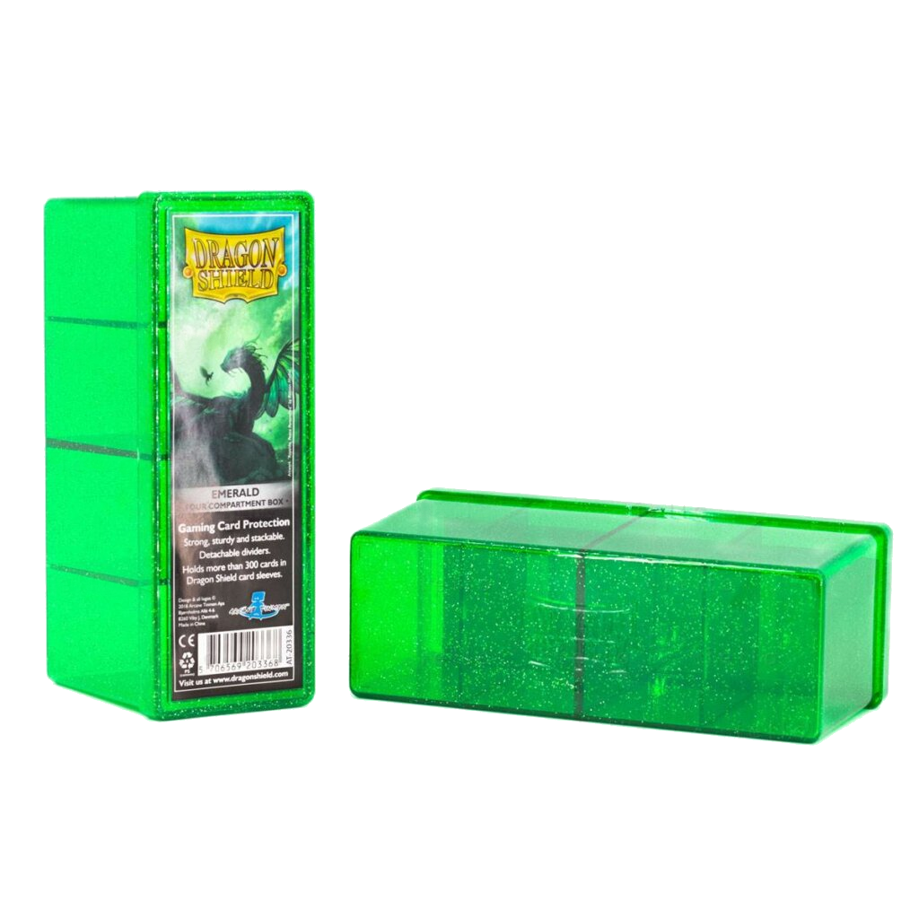 Dragon Shield: Four-Compartment Deck Box - Emerald | Gamers Paradise