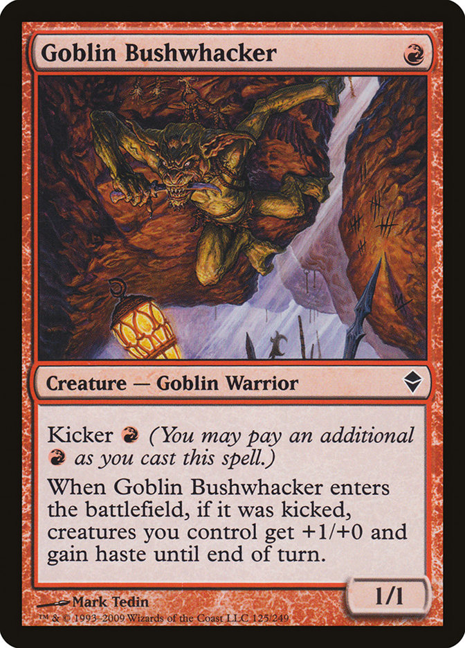 Goblin Bushwhacker [Zendikar] | Gamers Paradise