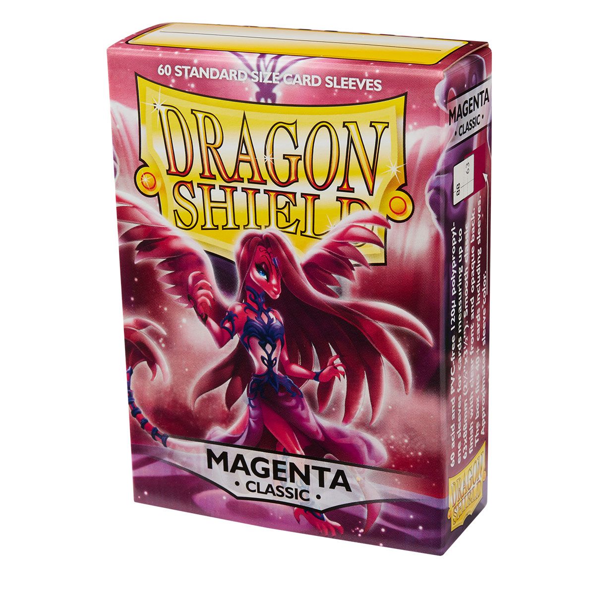 Dragon Shield: Standard 60ct Sleeves - Magenta (Classic) | Gamers Paradise