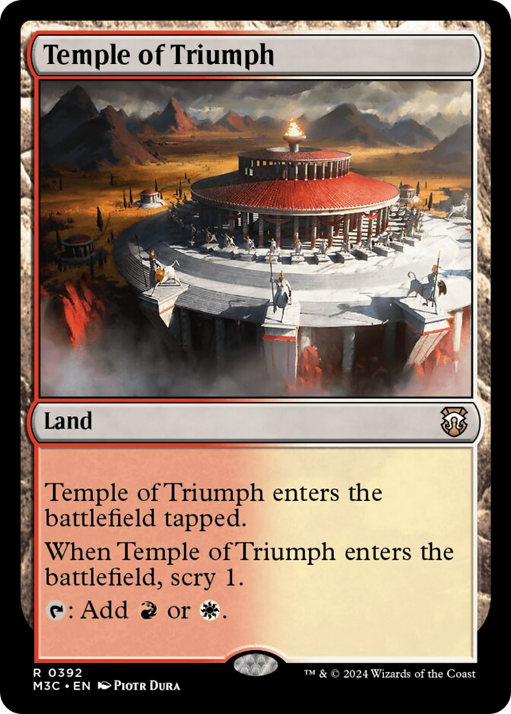 Temple of Triumph [Modern Horizons 3 Commander] | Gamers Paradise