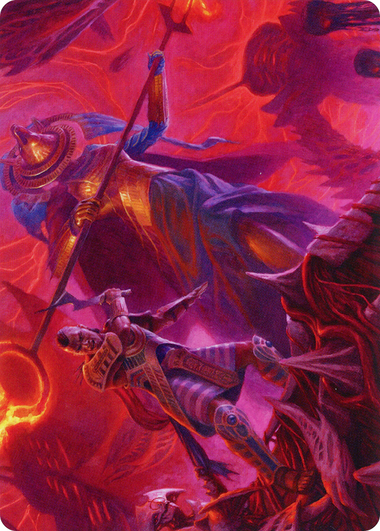 Djeru and Hazoret Art Card [March of the Machine Art Series] | Gamers Paradise