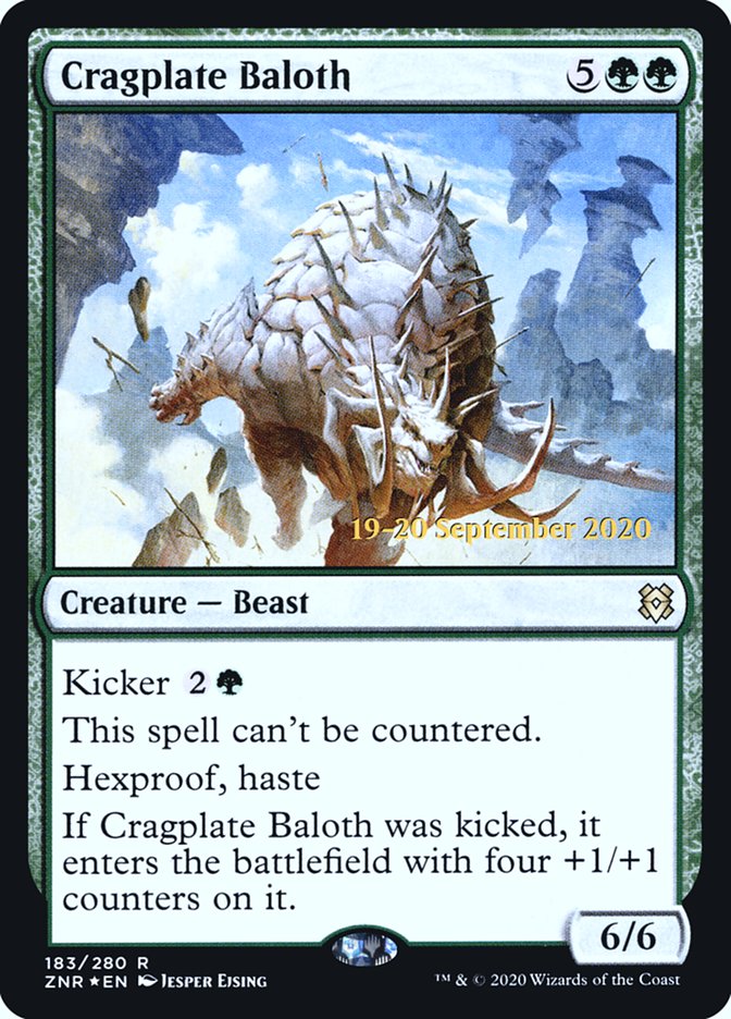 Cragplate Baloth [Zendikar Rising Prerelease Promos] | Gamers Paradise