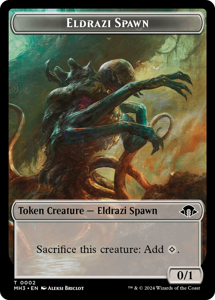 Eldrazi Spawn // Food Double-Sided Token [Modern Horizons 3 Tokens] | Gamers Paradise