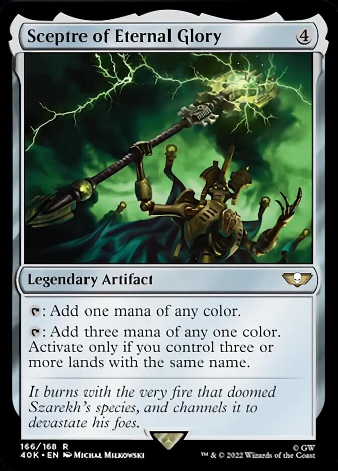 Sceptre of Eternal Glory (Surge Foil) [Warhammer 40,000] | Gamers Paradise
