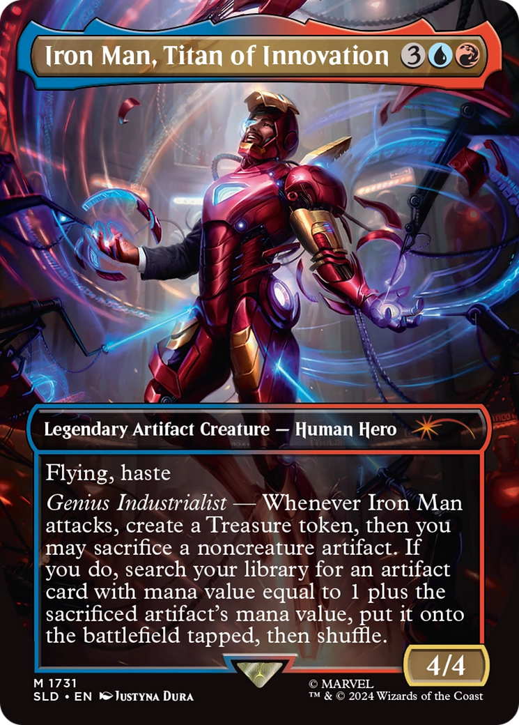 Iron Man, Titan of Innovation (Rainbow Foil) [Secret Lair Drop Series] | Gamers Paradise