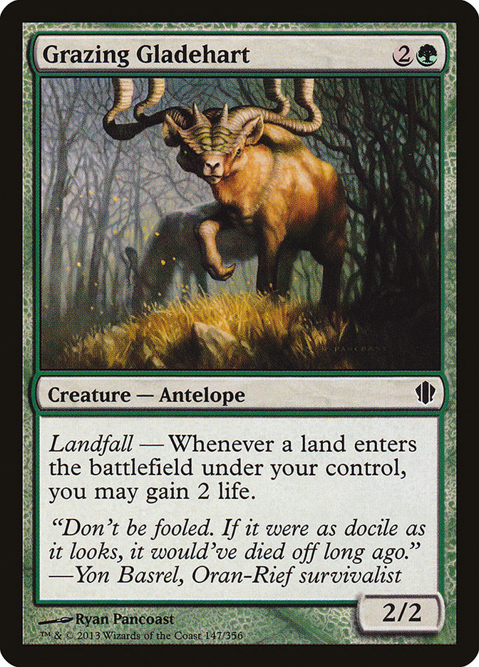 Grazing Gladehart [Commander 2013] | Gamers Paradise