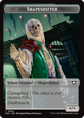 Shapeshifter // Golem (0013) Double-Sided Token [Edge of Eternities Commander Tokens] | Gamers Paradise
