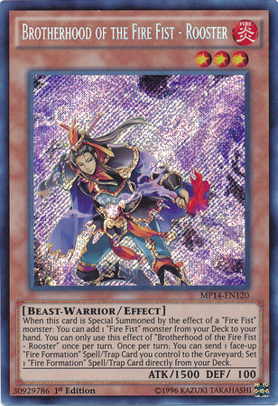 Brotherhood of the Fire Fist - Rooster [MP14-EN120] Secret Rare | Gamers Paradise