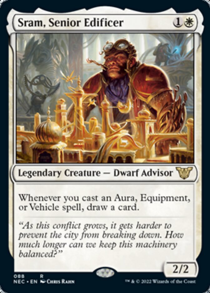 Sram, Senior Edificer [Kamigawa: Neon Dynasty Commander] | Gamers Paradise