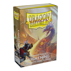 Dragon Shield: Japanese Size 60ct Sleeves - Lightning (Dual Matte) | Gamers Paradise