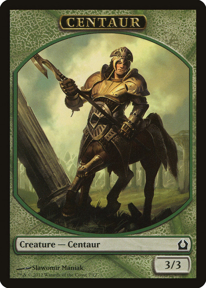 Centaur Token [Return to Ravnica Tokens] | Gamers Paradise
