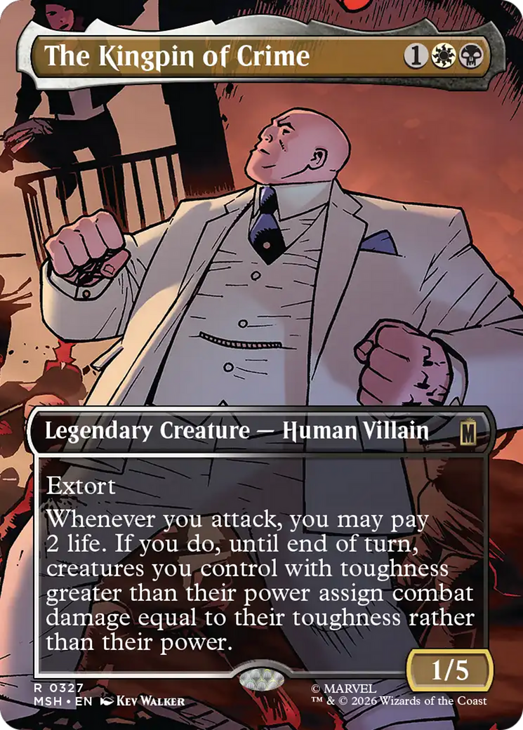 The Kingpin of Crime (Borderless) (0327) [Marvel Super Heroes] | Gamers Paradise
