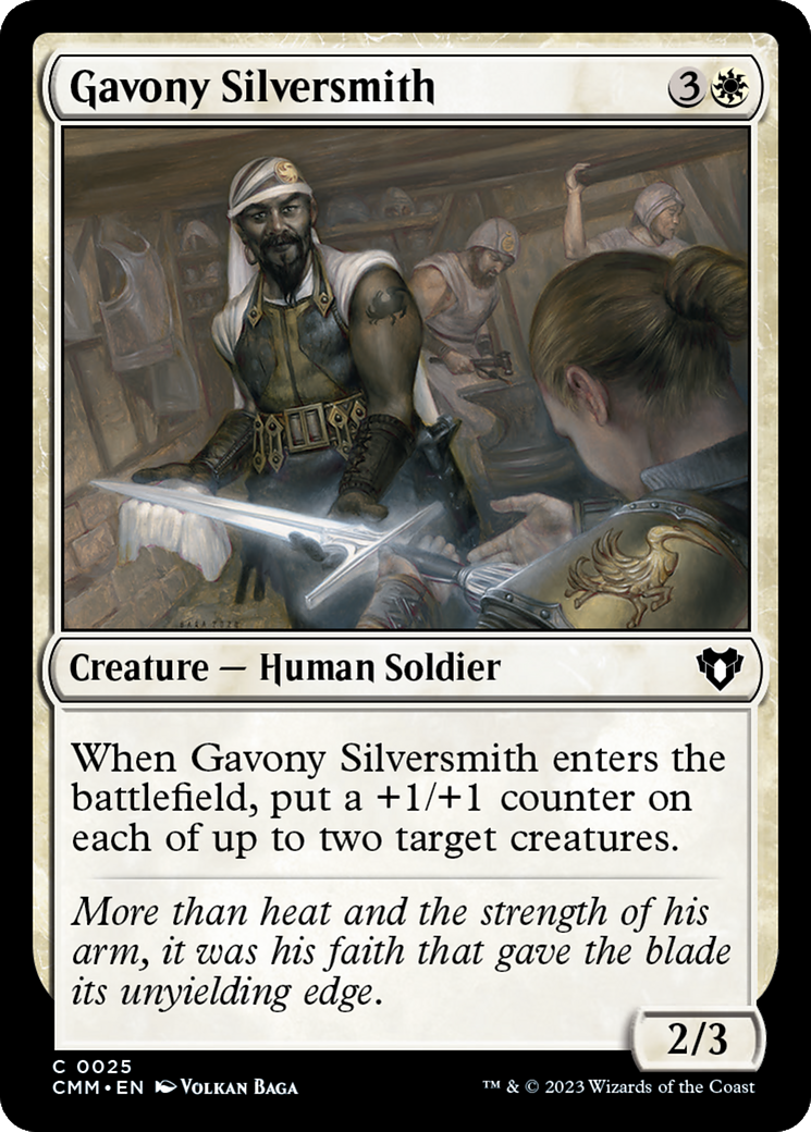 Gavony Silversmith [Commander Masters] | Gamers Paradise