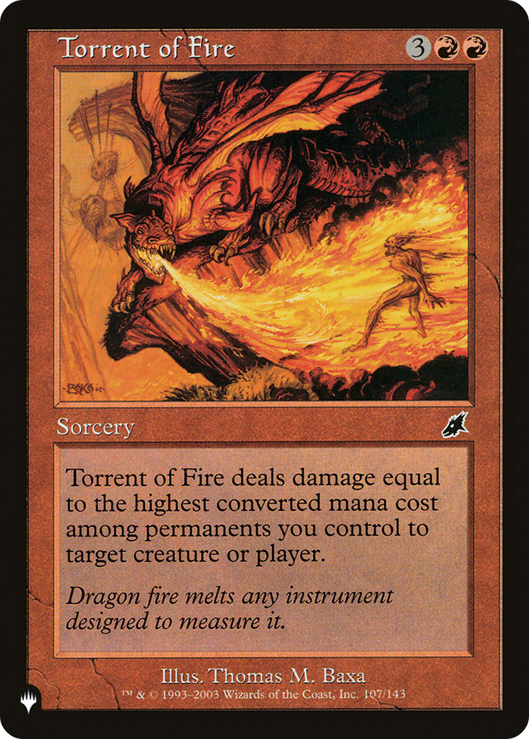 Torrent of Fire [The List Reprints] | Gamers Paradise