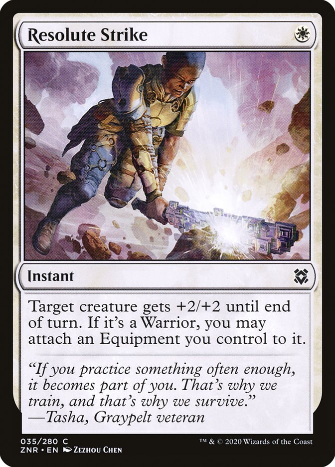 Resolute Strike [Zendikar Rising] | Gamers Paradise