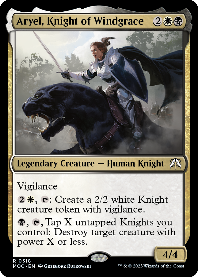 Aryel, Knight of Windgrace [March of the Machine Commander] | Gamers Paradise