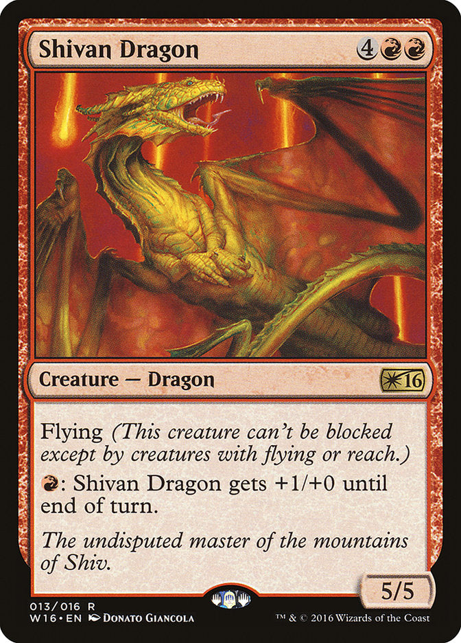 Shivan Dragon [Welcome Deck 2016] | Gamers Paradise