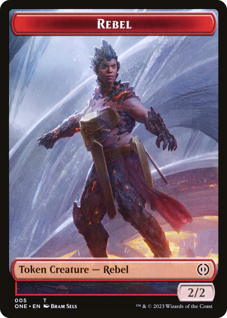 Rebel Token [Phyrexia: All Will Be One Tokens] | Gamers Paradise