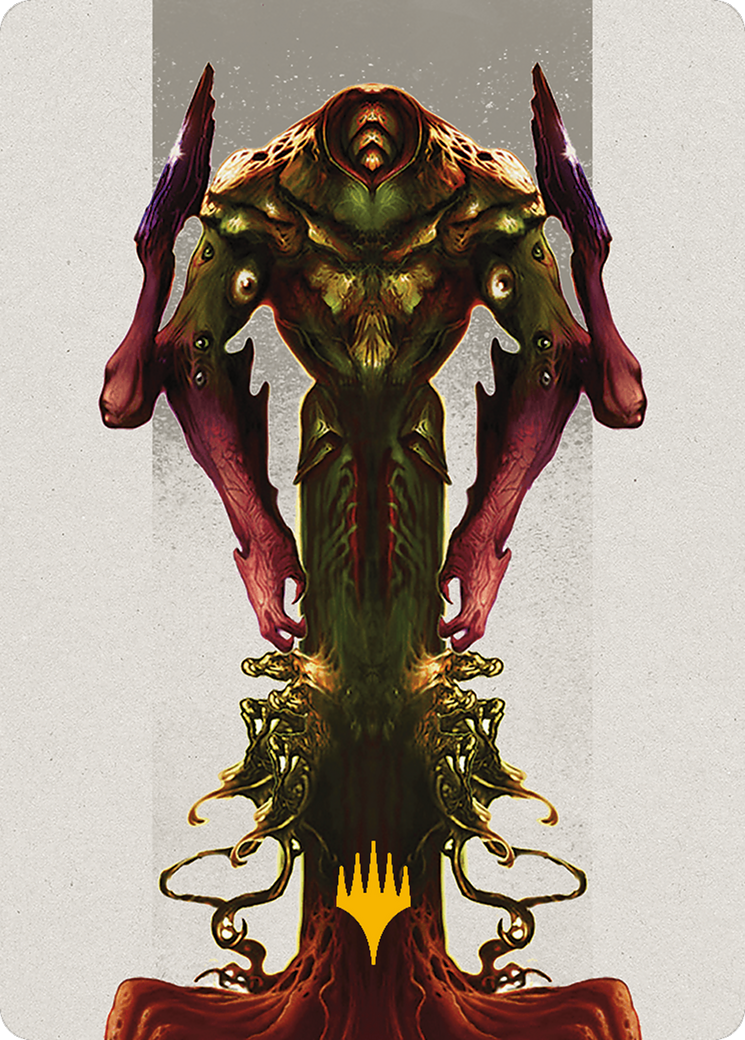 Kozilek, the Broken Reality Art Card (Gold-Stamped Planeswalker Symbol) [Modern Horizons 3 Art Series] | Gamers Paradise